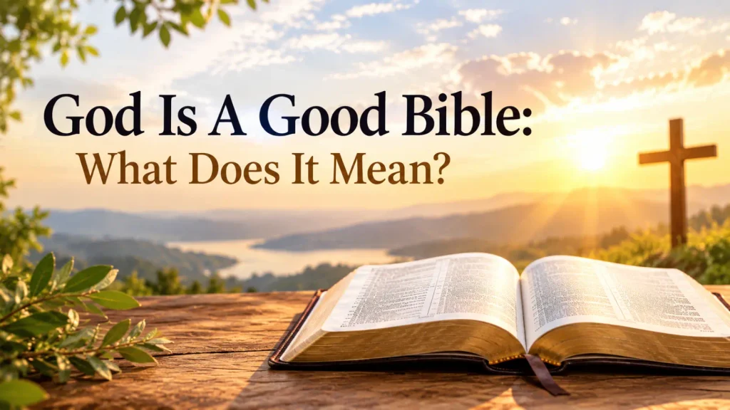 god is good bible