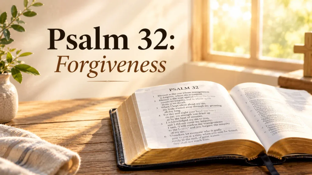 psalm32 meaning and KJV verses explained