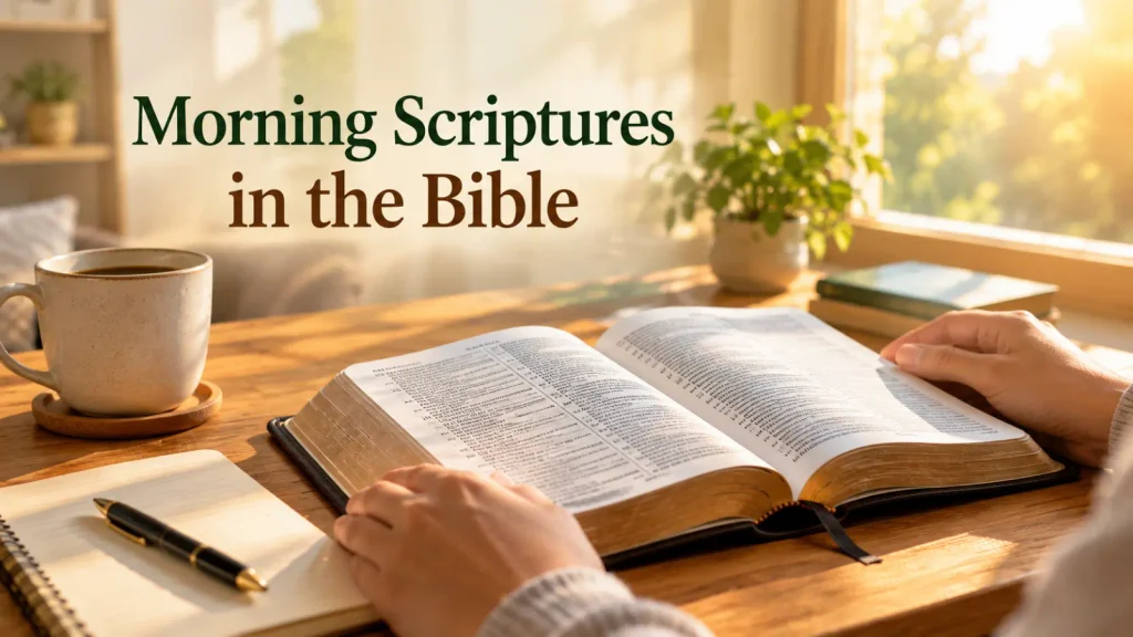 morning scriptures in the bible